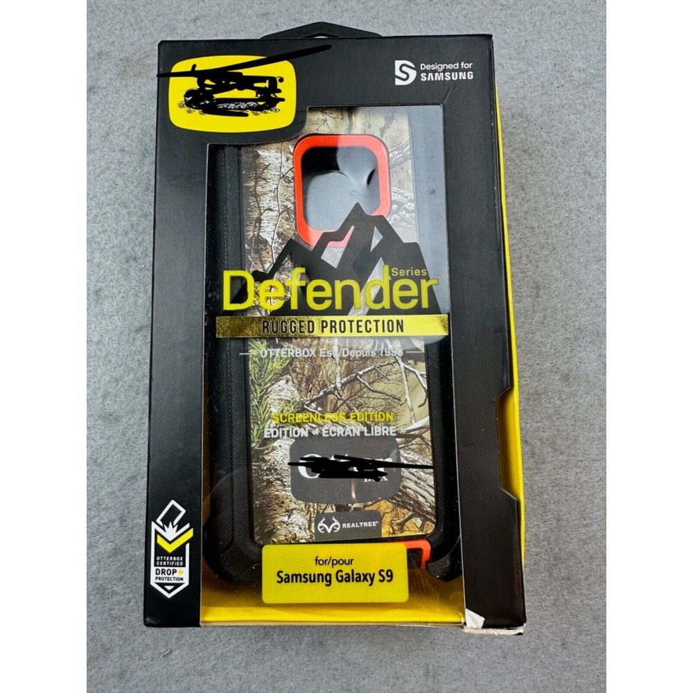 Realtree Phone Case For Samsung Galaxy S9 Camo Defender Case Cover w/ Belt Clip